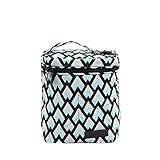JuJuBe Fuel Cell Reusable/Insulated Bottle Bag and Lunchbox, Onyx Collection - Black Diamond