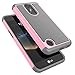 Tekcoo Case for LG K20 V/LG K20 Plus/LG Harmony / V5 / K10 2017, Cute [Tmajor] Shock Absorbing [Baby Pink] Rubber Plastic Scratch Resistant Defender Bumper Grip Hard Cover Cases