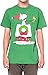Peanuts Mens T-Shirt Snoopy Christmas Graphic Print Heather Tee