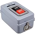 uxcell ON OFF Power Push Button Control Switch Box 30A 3.7Kw