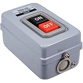 uxcell ON OFF Power Push Button Control Switch Box 30A 3.7Kw