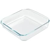 1.6-Qt Basics Square Tempered Glass Baking Dishes