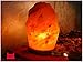 Windsor Seasons Hand Crafted Natural Large 9-Inch Crystal Himalayan Salt Lamp with Neem Wood Base, 6-Feet Cord, Dimmer Switch and Bulb
