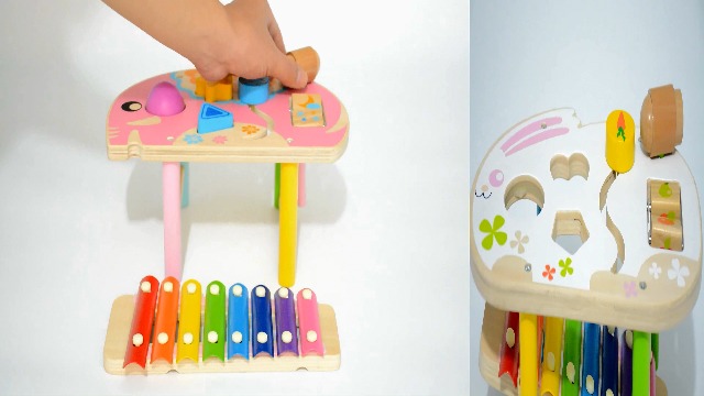 6 Wooka+Wooden+Educational+Xylophone+Elephant