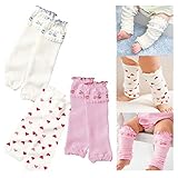 Toptim Baby Leg Warmers 3 Pack for Babies, Toddlers & Children Knee Pads