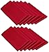 LinenTablecloth 20-Inch Polyester Napkins (1-Dozen) Burgundy