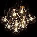 Hometown Evolution, Inc. 100 ft G40 Globe Patio String Lights with Clear Bulbs (Black Wire) (+ 5 Free Spares)