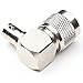 ANHAN UHF Male to BNC Female Right Angle Connectors, UHF to BNC Connectors PL259 Connector Pl259 to BNC 90 Degree Adapters Ham CB Radio Antenna Adapters 2 Packs