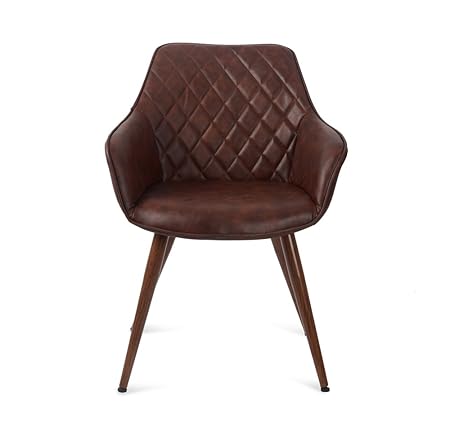 @Home by Nilkamal Chad Arm Chair (Chestnut)