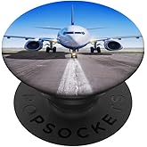 Plane Airplane Pilot Flying PopSockets Adhesive PopGrip