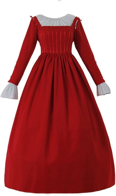 amazon vestito rosso lungo