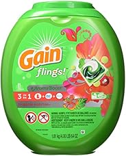 Gain flings! Laundry Detergent Liquid Pacs, Tropical Sunrise, 81 Count - Packaging May Vary