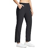 Seamaid Women's Golf Pants with Pockets Lightweight Travel Pants for Athletic Stretch UPF 50+
