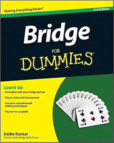 Bridge For Dummies Eddie Kantar 9781118205747 Amazoncom - 