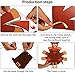 Thanksgiving Craft Kits, DIY Make A Turkey for Festive Fall Party Game School Activities and Door Hanging Ornament Decoration Supplies for Kids and Adults, 3 Pack