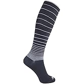 ja vie Merino Wool Compression Socks for Women & Men Comfy Warm Knee High Stockings Lightweight (15-20mmHg)