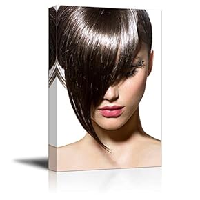 Fashion Haircut Hairstyle Stylish Fringe Wall Decor