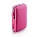 Drive Logic DL-64-PINK Portable EVA Hard Drive Carrying Case Pouch, Pink