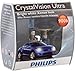 Philips 9006 CrystalVision ultra Upgrade Headlight Bulb (Pack of 2)