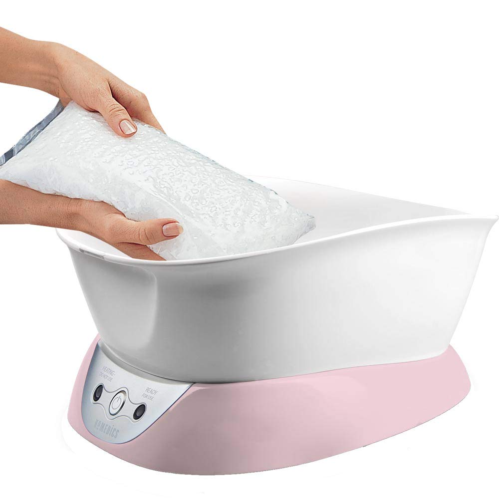 HoMedics ParaSpa Paraffin Wax Bath | Wax Warmer | Bonus 3 lb Paraffin Wax & 20 Hand Liners | Soothing Hand & Foot Spa | Moisturizing System | Hypoallergenic, Blue: Health & Personal Care