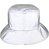 LZLRUN Reflective Fisherman's Hat Caps Men Fluorescent Hat Casual Night Halloween Cap (Reflective Fisherman's Hat)