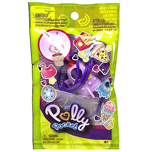 Shani with a Purple Rocket Ship Necklace Polly Pocket Tiny Takeaway