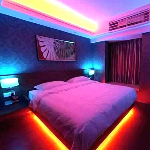 Binval LED Strip Lights 10M/32.8ft with Bluetooth Music Sync Control Experience, Color Changing Led Strip SMD5050 for TV, Bedroom, Bar, Party & Home Decoration