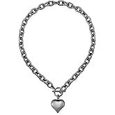 FAUTHENTICUTE Chunky Gold Pendant Necklaces For Women Gold Chain links With Sun Heart Lion Conch Shell Charms Summer Necklaces Beach Jewelry Gift