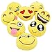 YINGGG Cute Emoji-Pop Plush Key Chain Pillow Kids Soft Toy Chrismas Tree Supplies Easter Gift for Kids Car Key Ring Pendant Decorations for Birthday Decoration Classroom Rewards Party Favor Set Of 8