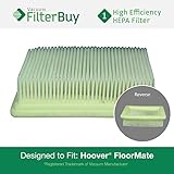 FilterBuy Hoover FloorMate Compatible HEPA Filter, Part # 40112050. Designed by FilterBuy to fit All Hoover FloorMate Upright Vacuum Cleaners