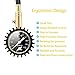 HUANZHAN Heavy Duty Tire Pressure Gauge (0-100 PSI)- Certified ANSI B40.1 Accurate with Large 2