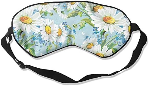 Sleep Mask 100% Natural Silk Eye Mask Glittering Blindfold Full Blossoms Eye Cover Unisex Ultimate Sleeping Aid Eyeshade