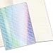 Studio Oh! Hardcover Medium Coptic-Bound Journal Available in 10 Designs, Holographic Mermaid Scales