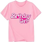 Goengmo Birthday Girl Shirt 2nd 3rd 4th 5th 6th 7th 8th 9th Girls Birthday Tshirts Cotton Short Sleeve Tees