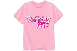 Goengmo Birthday Girl Shirt 2nd 3rd 4th 5th 6th 7th 8th 9th Girls Birthday Tshirts Cotton Short Sleeve Tees