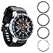 Bezel Ring for Galaxy Watch 46mm / Galaxy Gear S3 Frontier & Classic, Aluminium Bezel Loop Adhesive Cover Anti Scratch Protection for Galaxy Watch Accessory（Blue）