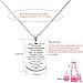 Stainless Steel Dog Tag Letters to My Son Love mom Pendant Necklace,Inspirational Gifts for Son Jewelry (Nkc043, Stainless-Steel)