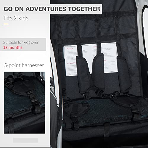 aosom elite ii bike trailer