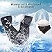 Alritz Battery Heated Gloves for Men Women, 7.4V Rechargeable Winter Warm Gloves Waterproof Insulated Hand Warmers for Indoor Outdoor Sports, Skiing, Climbing, Motorcycle, Three Heating Mode (Large)