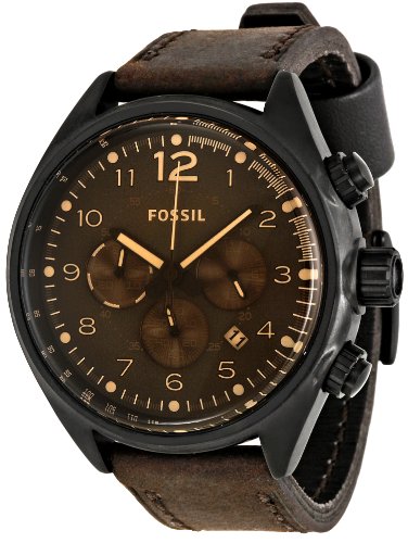 Fossil Men's CH2782 Flight Brown Dial Watch