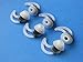 6pcs : 3 Pairs Large (L) Noise Isolation with Extra Layer Comfortable Earbuds Eartips for QuietComfort 20, QuietComfort 20i, QC20 and QC20i In Ear Earphones