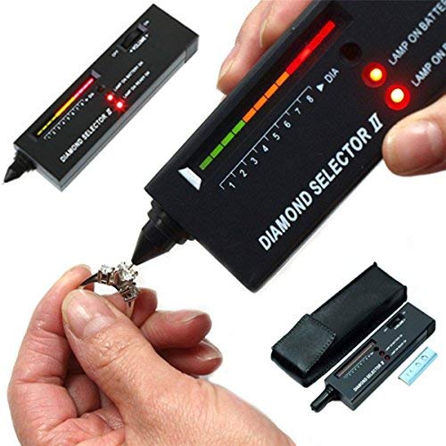 High Accuracy Diamond Tester Professional Jeweler for Novice and Expert - Diamond Selector II 9V Battery Included