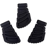 Alnicov 3Pcs Replacement Rubber Feet For Single Braced Drum Hardware Cymbal Stands,Black
