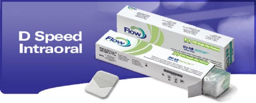 Flow X-Ray Corp 18200 DV-58 #2 Single Flow X-Ray Film 150/Bx