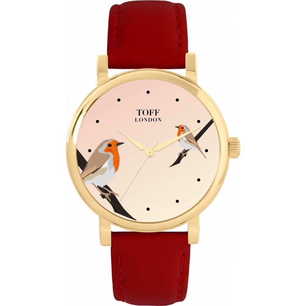 Toff London Ladies Robins Bird Watch
