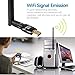 ANEWKODI USB WiFi Adapter Wireless Network Card 5dBi 2.4GHz/5GHz Dual Band 802.11AC Wireless Card for Desktop/Laptop/PC,Support Windows 10/8/7/Vista/XP/2000/Mac Os 10.4-10.12.4