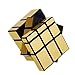 YKL WORLD Golden Mirror Cube 3x3x3 Speed Magic Puzzles, ABS Ultra-smooth Master Speed Twist Cube,Brain Teaser Toys & Christmas Birthday Gifts