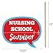 Big Dot of Happiness Nurse Graduation - Medical Nursing Graduation Photo Booth Props Kit - 20 Count