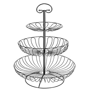 feichang Montage 3 {Dieren Metaal Fruit Serveerde Mand Bowl Werkblad Display Groente Voorraadstandaard Snacks Houder…