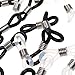BCP 10PCS Black Color+10PCS Clean Color Ends for Eyeglass Chain/Holder/Retainer